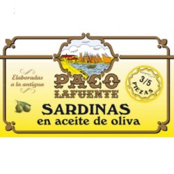 Sardinas 3/5 en Aceite de Oliva Paco Lafuente