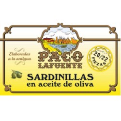 Sardinillas 20/22 en Aceite de Oliva Paco Lafuente
