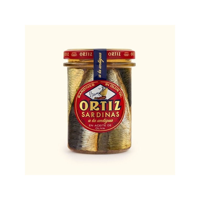 Old-fashioned Sardines in Olive Oil Ortiz jar